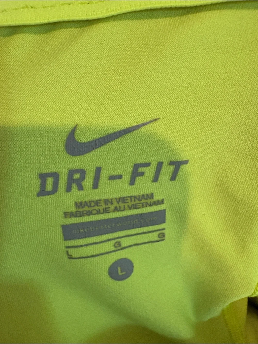 Nike Black with Volt Trim Running Skort - Picture 2 of 4